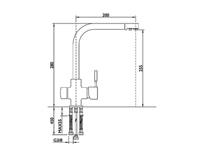 Смеситель для кухни 312/237