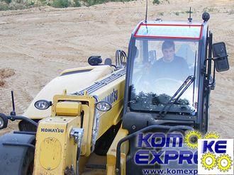 395-56-11720 Стекло крыши KOMATSU WH609  WH613  WH716