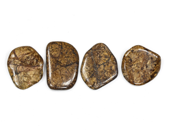 Бронзит, галтовка в ассортименте, Бразилия (14-16 мм, 0,6-1 г) №26919