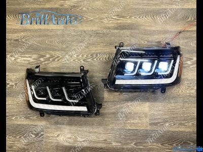 Фары Land Cruiser 100 2005-2007 в стиле 300 LED