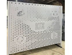 КГХ ограждение строительное 2000х2400мм | ГОРЗАБОР