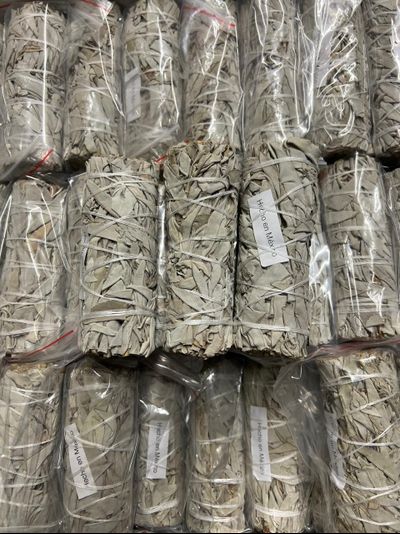 Пучок Белого шалфея 10 см.