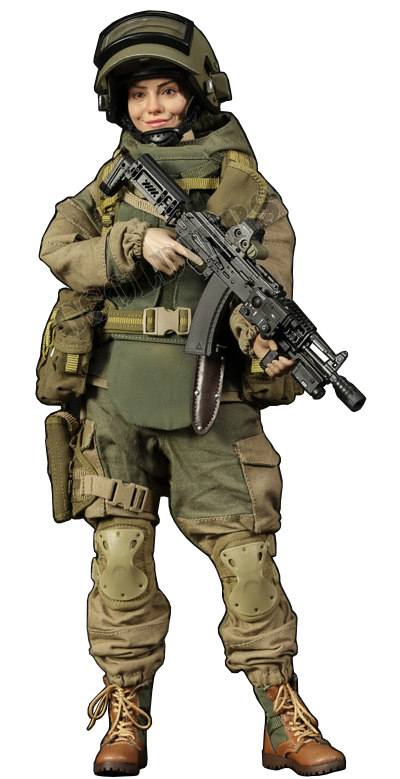 Анна (Российский спецназ) - Коллекционная ФИГУРКА 1/6 scale Russian battle angel Anna (M-082) - SUPER MC TOYS X Face Pool Figure