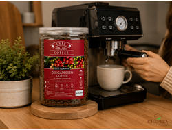Кофе зерновой CHEF COFFEE DELICATESSEN 100% Арабика (450г в банке)