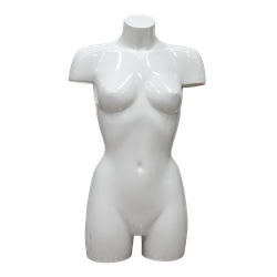 Манекен женский торс для витрины с минималистичным дизайном
