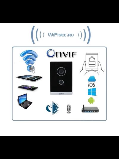 Dahua DHI-VTO2211G-WP уличная вызывная панель видеодомофона, + встроенный считыватель карт