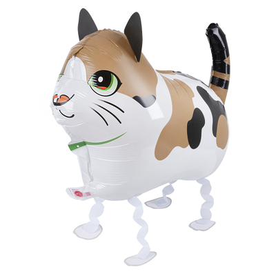 Шар 3D (24''/61 см) Ходячая Фигура, Пятнистый котенок