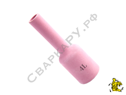 Сопло керамическое длинное газовой линзы горелки TIG Старт №4L ф6.5мм