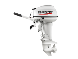 Лодочный мотор GLADIATOR G9.9FHS белый корпус