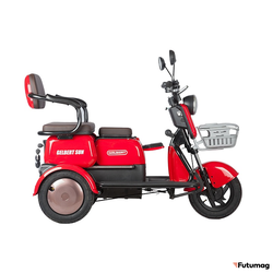 Электротрицикл Rutrike Gelbert Sun 48V/60V 650Вт красный