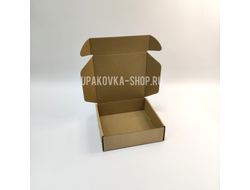 Коробка с откидной крышкой 150*150*50 мм БУРЫЙ
