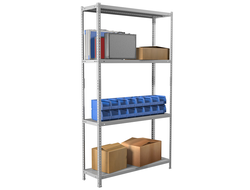 Стеллаж MS Standart 200KD/100x30/4, 1950x1000x300 мм