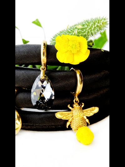 Подвеска Rainbow Dark двусторонняя МОХНАТЫЙ ШМЕЛЬ Collection