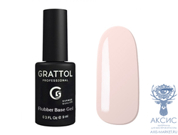 ( 9мл ) Камуфлирующая База №2  для гель-лака Grattol Rubber Base