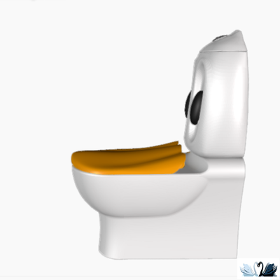 Унитаз Creavit Ducky DC360-11CB00E-0000 с бачком DC400-00CB00E-0000, детский