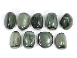 Кошачий глаз (кварцевый), галтовка в ассортименте, ЮАР (22-24 мм, 7-10 г) №28476