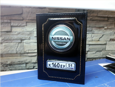 КОЖАНАЯ ОБЛОЖКА ДЛЯ АВТО ДОКУМЕНТОВ В КОМПЛЕКТЕ С ЛИНЗАМИ