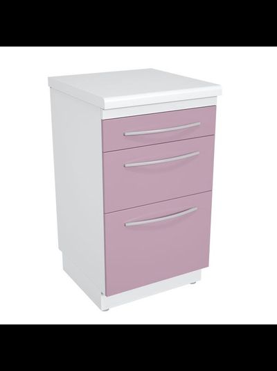 Тумба металлическая с ящиками на подиуме ТМЯ-3.0 Люкс