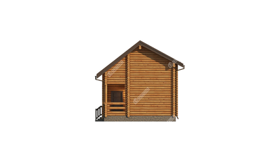 Дом для гостиничного комплекса  "ГЕЛЕНДЖИК" ИЗ ОЦИЛИНДРОВАННОГО БРЕВНА, 3 СЕКЦИИ, 170 М2