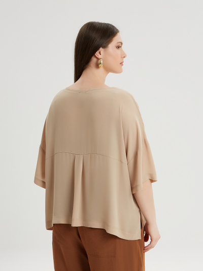 Топ свободный (беж, черный)