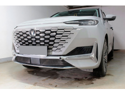Защита радиатора Changan UNI-K 2020- black низ (2 части)