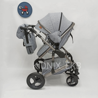 Детская коляска 2 в 1 Luxmom 555 Серый
