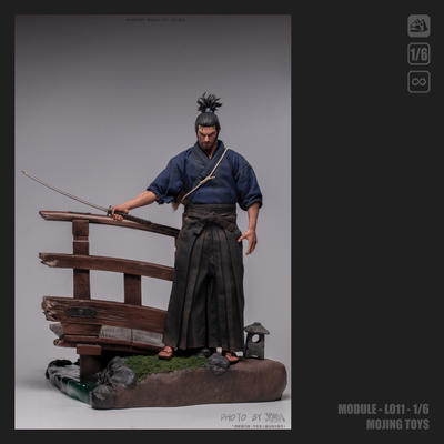 ПРЕДЗАКАЗ - Диорама "Фрагмент японского моста" - Коллекционная диорама 1/6 Broken Bridge Diorama Base (L011A) - mOjingToys ?ЦЕНА: 15900 РУБ.?