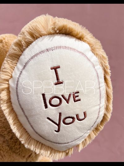 Большой плюшевый медведь 160 см кремовый Феликс