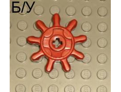 ! Б/У - Technic, Gear Expert Builder 9 Tooth with Axle Hole, Red (g9) - Б/У