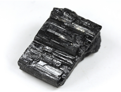 Турмалин чёрный шерл, кристалл /фрагмент кристалла, Бразилия (34*26*25 мм, 47 г) №29755