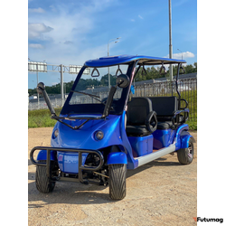 Гольфкар GreenCamel A42 126Ah (4+2 2500W 225/40-10' литые)