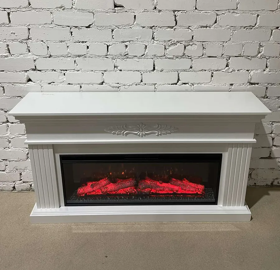 Линейный электрокамин Денвер