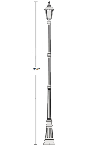 Светильник садово-парковый Munich 2-S