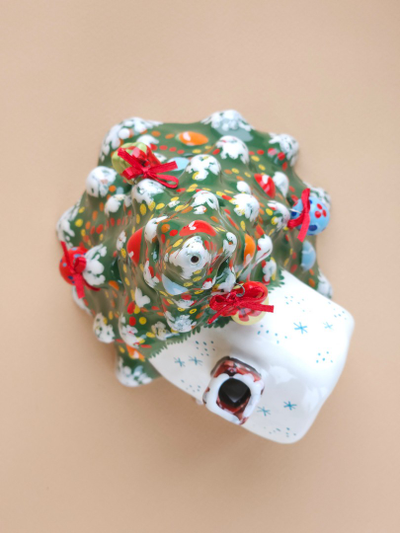 Ёлочка с подарками (подсвечник)