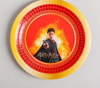 Тарелка бумажная «Гарри Поттер», набор 6 шт., 18 см