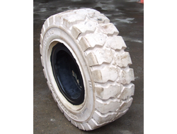 23*9-10 CLIP NM IST Шина цельнолитая Белая