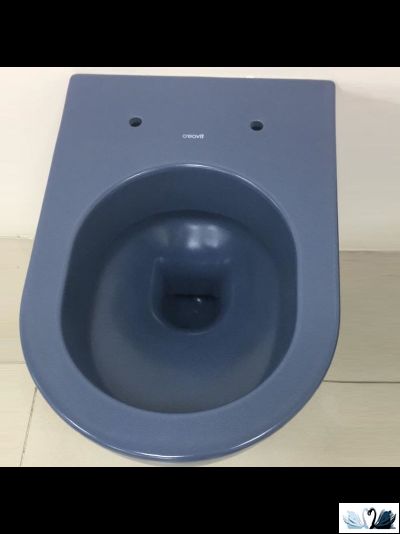 Унитаз Creavit Free FE320-11BM00E-0000 Basalt подвесной сине - серый, Steel Blue