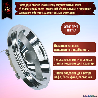 Sylvania SA111 FL 100w 12v 24° G53