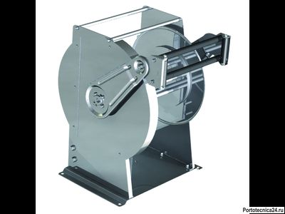 Барабан с электроприводомдля рук. дл.50м. 3/4" 35 м.1" (нерж.) 1"ш.3/4"г. 12 В 80 бар (пульт упр.)