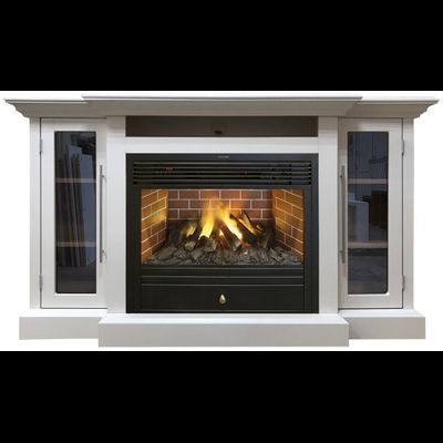 Электрокамин Элтон LUX WT с очагом 3D Novara 26