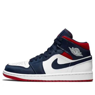 Кроссовки Nike Air Jordan 1 Mid SE Olympic 852542-104