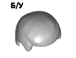 ! Б/У - Minifigure, Hair Male Smooth, Light Bluish Gray (3901 / 4211740) - Б/У