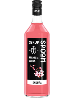 Сироп Spoom Сакура, 1 л (для кофе, коктейлей и десертов) Акция