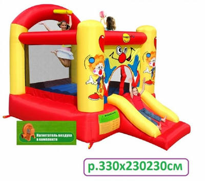 Надувной батут «Забавный клоун»