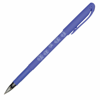 Ручка стираемая гелевая BRUNO VISCONTI "Совушки", СИНЯЯ, узел 0,5 мм, линия письма 0,3 мм, 20-0260, 24 шт.