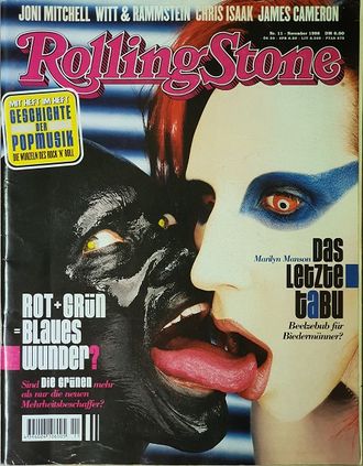 Rolling Stone Germany Magazine November 1998 Marilyn Manson, Иностранные журналы, Intpress