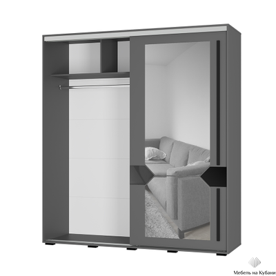 Крафт 9 шкаф-купе Графит