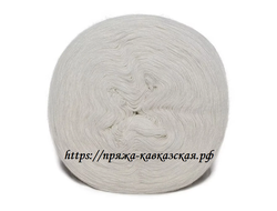 Рассказовская пряжа акрил.  цвет  белый
