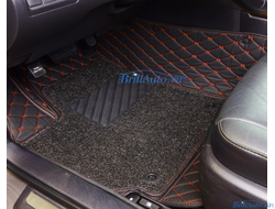 3D коврики в салон Toyota Camry из экокожи