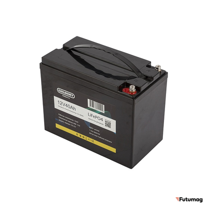 Литиевый тяговый аккумулятор Gelbert LiFePO4 (12V/40Ah/40A/480Wh) [6-EVF-45]